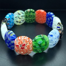 FLEX ARMBAND  MIT MULTI  GLASSTEIN SCHMUCKJAGD