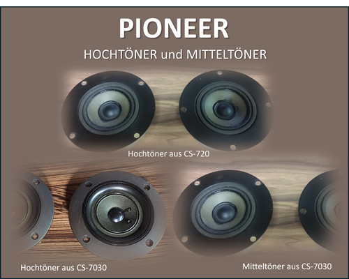 Pioneer hoch und mitteltöner - pioneer,