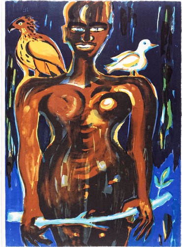 Elvira bach original graphik - elvira,