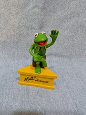 Comicfigur Kermit Muppet Show Schleich 1974 Dunkelgrün