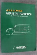 Mitsubishi Motors HP Galloper Werkstatthandbuch "1997" Chassis und Karosserie