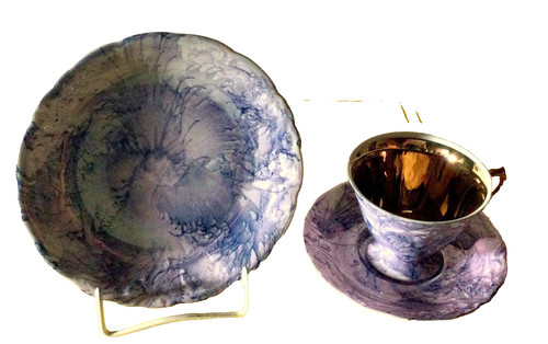 Sammeltasse wawel polen blau - sammeltasse, wawel-polen-blau