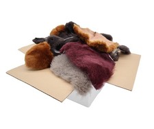 Lammfell Reste zum Basteln &