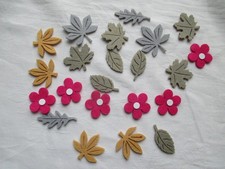 Bastel  Dekoration Blätter Blume  Filz