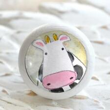 Möbelknauf KUH aus Holz fürs