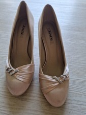 Edle Damen Pumps  Gr. 36 Gold Champagner