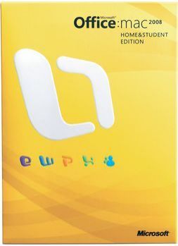 Microsoft Office 2008 Mac Home & Student Edition - 3 Lizenzen