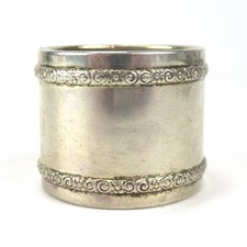 Lutz & Weiss Serviettenring aus 800er Silber ca. 1920 Jugendstil / Art Deco 10g