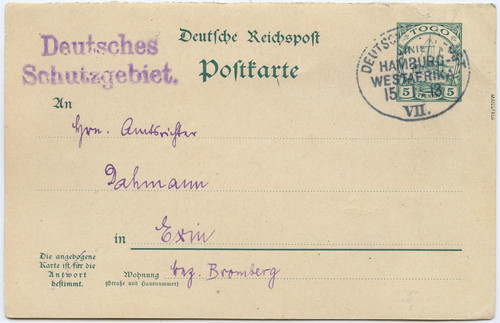 Togo 1913 seepost lhwa - 1913, vii