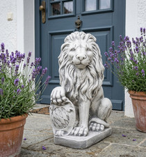 🔶Steinfigur Löwe 55 cm mit