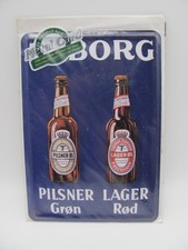 Tuborg Pilsner/Lager Bier Blechschild/Blechpostkarte-10,5x14,5cm