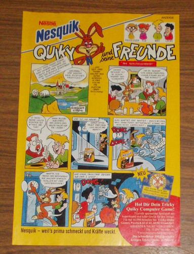 Seltene werbung nesquik die - werbung,