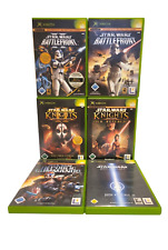 XBOX Spiele Star Wars Battlefront I, II, Jedi Knights I, II, J. Outcast  l PAKET