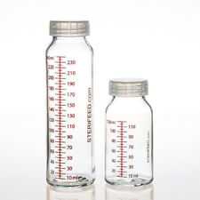 Glasflaschen - Babyflaschen aus Glas für Muttermilch / Nahrung / Labor - Mehrweg