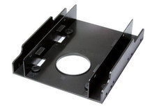 2* Festplatten Rahmen Einbau 2,5" auf 3,5" Wechselramen Einbaurahmen Adapter