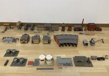 Arnold/Faller/Pola N: Bahnhof Ringlokschuppen Wasserturm Fabrik Öllager Öltank