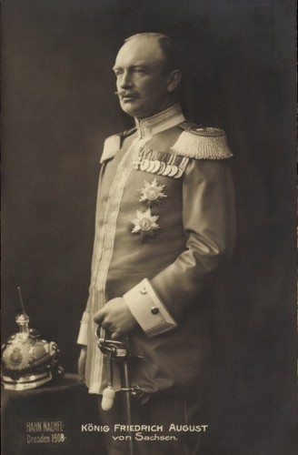 König friedrich august iii - ak,