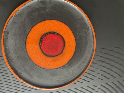 Teller keramik vintage - vintage, fat