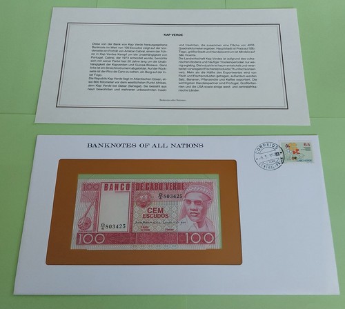 Banknotenbrief kap verde 100 - kap,