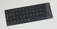 Tastatur Keyboard Aufkleber Stickers QWERTZ Deutsch