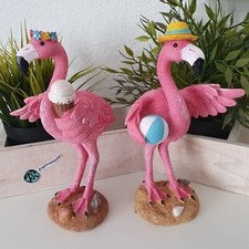 Deko Flamingo Figur im Urlaub