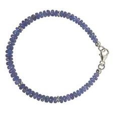 Tansanit Armband 925 Silber