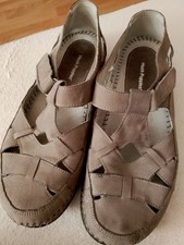 Damenschuhe Hush Puppies 39 dklgrau Klettverschluss Leder??? 