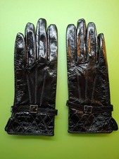 Lackleder-Handschuhe Gr. L