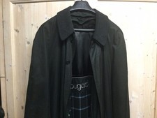 BUGATTI Herren Mantel 54 L/XL dunkelgrün/Trenchcoat/herausnehmbares Innenfutter