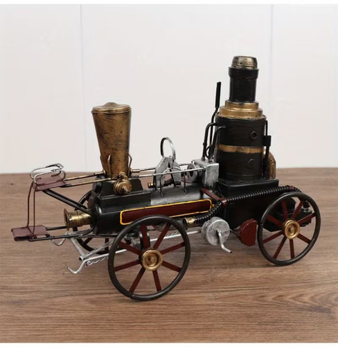 Vintage dampflok metall - 1:10,