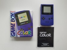 GBC Konsole Lilar Purple OVP | neue Displayscheibe | GameBoy Color | NEUWERTIG