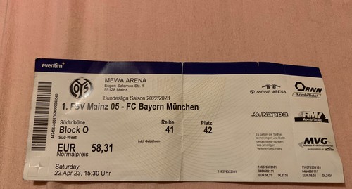 Sammler used ticket - ticket, fsv
