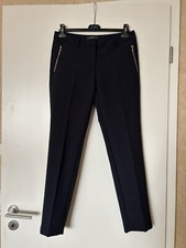 Esprit Anzug Hose mit Struktur Dunkelblau Marine Gr. 36 Neu