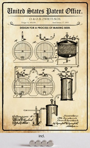 Blechschild 20x30 patent - blechschild,