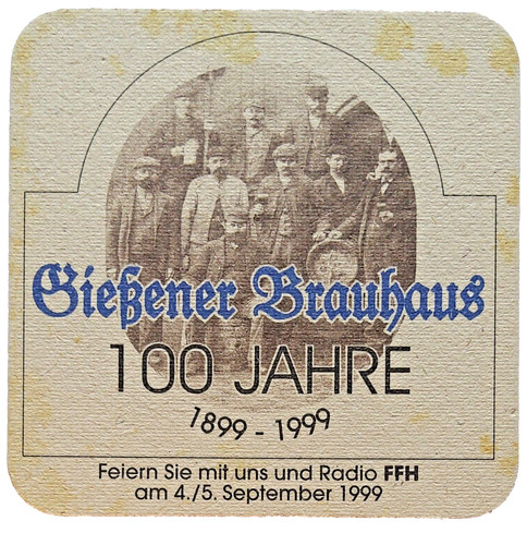Alter bierdeckel gießener - alter,