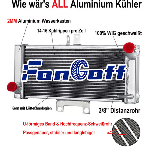 Aluminium kühler für - aluminium,