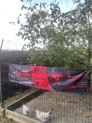 Garage banner 180x45 - garage, cm