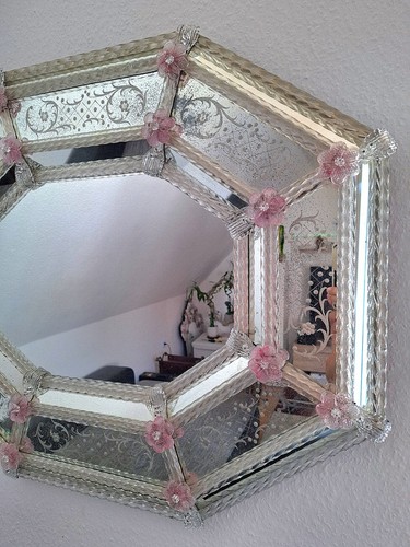 Vintage venetian mirror - mirror, murano