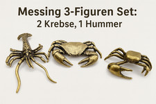 Maritimes Messing Figuren Set