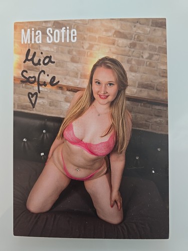 Mia sofie autogramm signiert - sofie,
