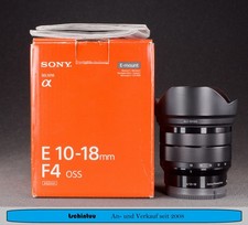 Sony SEL E 10-18mm f4 OSS