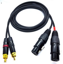 Audiokabel 2 x RCA Neutrik auf