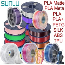 (BUY 3 GET 1 FREE,Add 4)SUNLU 1KG ASA/PLA/PLA+2.0/ABS/PETG 3D Filament 1.75MM