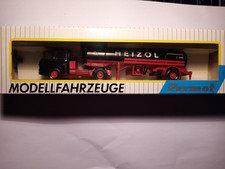 Modellauto 1:87 Permot Skoda-Zugmaschine mit "Heizöl"-Tank Auflieger