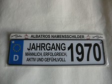 Albatros Namensschilder