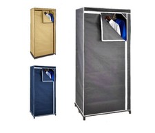 Stoffschrank 160 cm - Faltschrank Schrank Kleiderschrank Stoffkleiderschrank