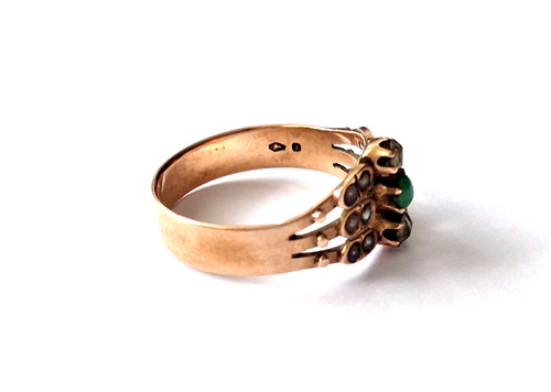 Antiker biedermeier 14k - antiker,