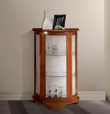 Luxus Single Vitrine Braun