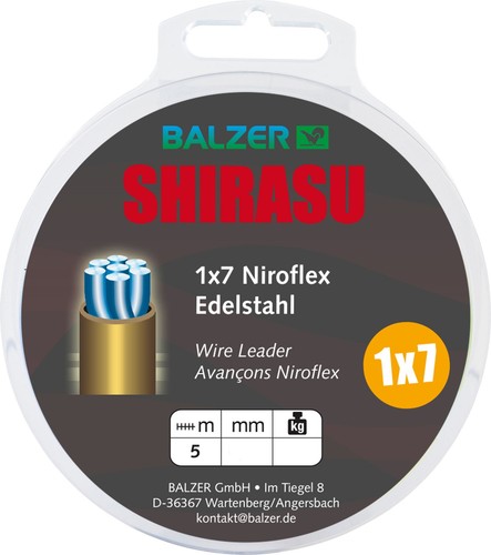 Balzer shirasu 1x7 niroflex - shirasu,
