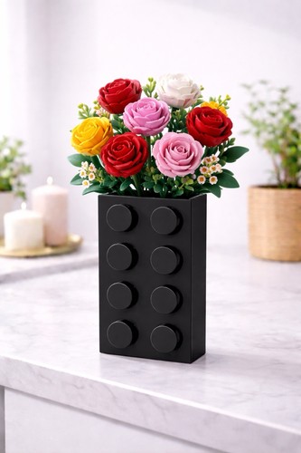 Vase lego baustein design - vase, baustein-design